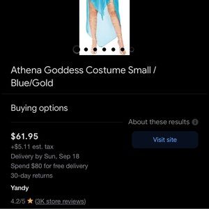 Athena Goddess/ Steampunk Skirt Set